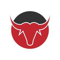 Bull horn logo and symbols template vector