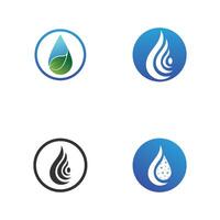 vector de plantilla de logotipo de gota de agua