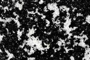 Snowfall on a black background. a design element. Snow background photo