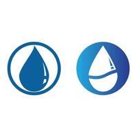 water drop Logo Template vector