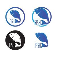 Fish Logo Template vector