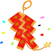 Chinese New Year firecrackers png