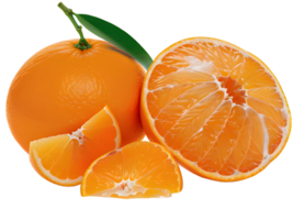 ai gegenereerd oranje vers fruit png