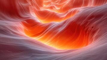 AI generated bright futuristic colors of the destroyed sandstone rock in the canyon. USA. Arizona photo