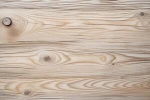 AI generated Light wood texture with old natural pattern photo