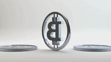 3d animado bitcoin video