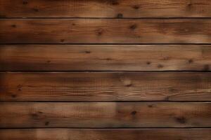 AI generated Wood Texture Background Repeated Three Times photo