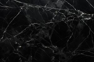 AI generated Highresolution black marble texture for interior decoration. photo