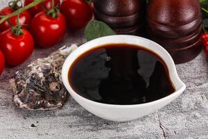 Asian Oyster sauce in the bowl photo