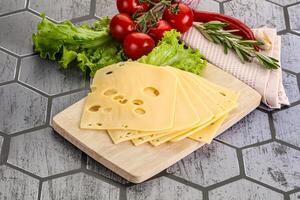 Masdam cheese slices for snack photo