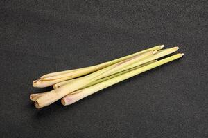 Green lemongrass stem aroma seasoning photo