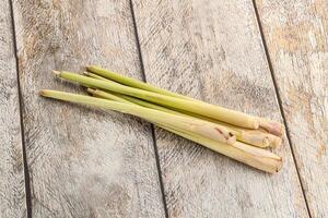 Green lemongrass stem aroma seasoning photo