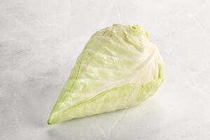 Cone sweetheart ripe green cabbage photo