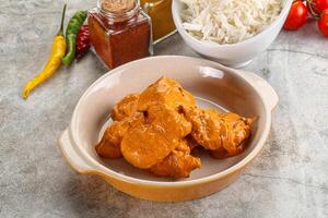 Indian cuisine - chicken butter masala photo