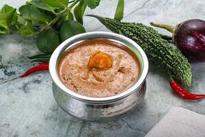 Indian cuisine - Masala with prawn photo