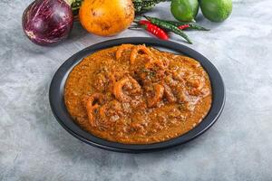 Indian cuisine - Masala with calamari photo