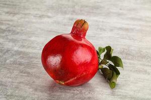 Ripe red sweet and juicy Pomegranate photo