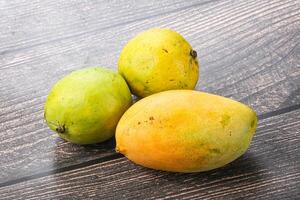 Fresh sweet and juicy mango heap photo