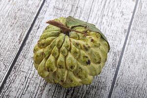 Fresh ripe sweet and juicy Custard Apple photo