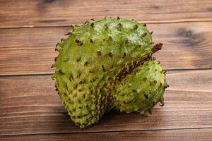 Sweet ripe juicy exotic Soursop photo