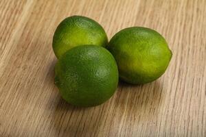 Green sour tropical Lime fruit photo