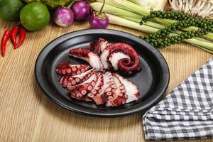 Jamanese cuisine - sashimi with octopus photo