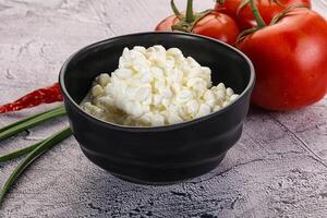 Cottage cheese Curd in the bowl photo