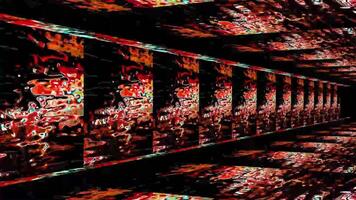 abstract gang tunnel 3d renderen video