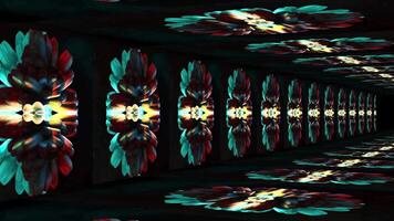 Abstract Corridor Tunnel 3D Rendering video