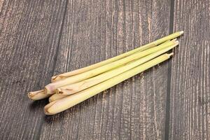 Green lemongrass stem aroma seasoning photo