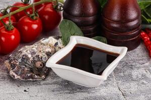 Asian Oyster sauce in the bowl photo