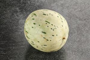 Ripe sweet juicy Dalmatin melon photo