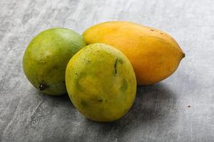 Fresh sweet and juicy mango heap photo