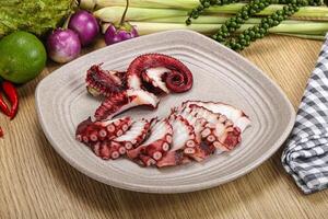 jamanés cocina - sashimi con pulpo foto