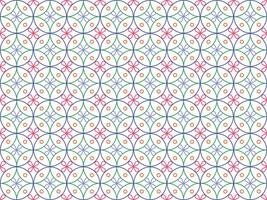 Abstract seamless arabesque Aztec ceramic geometric background pattern vector
