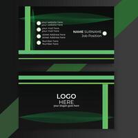 minimal corporate company business card design. Pro Vector. vector