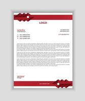 probational business and corporate company letterhead design template. vector