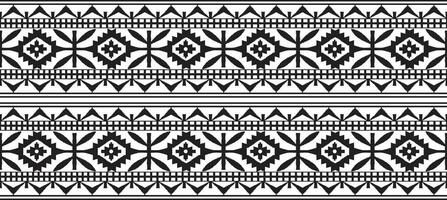 Aztec ethnic patterns are traditional. Geometric oriental seamless pattern. Border decoration. Design for background, vector illustration, textile, carpet, fabric, clothing, and embroidery.
