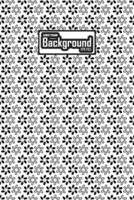 Vector black and white seamless abstract pattern background greyscale ornamental graphic design