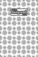 Vector black and white seamless abstract pattern background greyscale ornamental graphic design