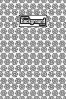 Vector black and white seamless abstract pattern background greyscale ornamental graphic design