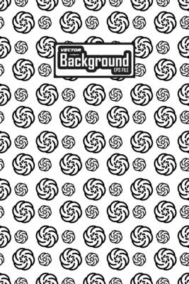 Vector black and white seamless abstract pattern background greyscale ornamental graphic design