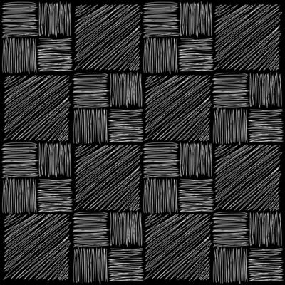 Vector seamless handwritten background with white doodles.