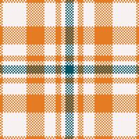 Textile design of textured plaid. Checkered fabric pattern swatch for shirt, dress, suit, wrapping paper print, invitation and gift card. vector