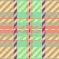 Vector plaid seamless of textile texture fabric with a background tartan check pattern.