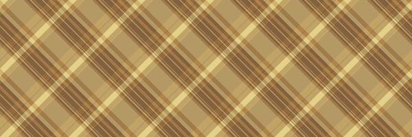 Shabby pattern textile tartan, fire texture plaid check. Form seamless background vector fabric in orange and amber colors.