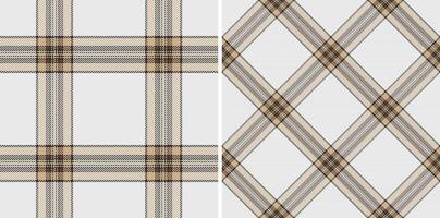 Check texture tartan of pattern background textile with a vector plaid seamless fabric.