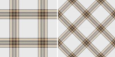 Check texture tartan of pattern background textile with a vector plaid seamless fabric.