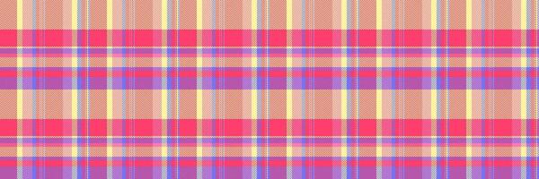 Podium vector seamless pattern, individuality textile fabric check. Irish tartan texture background plaid in red and yellow colors.