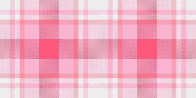 Vector plaid textile of tartan seamless texture with a background check pattern fabric.